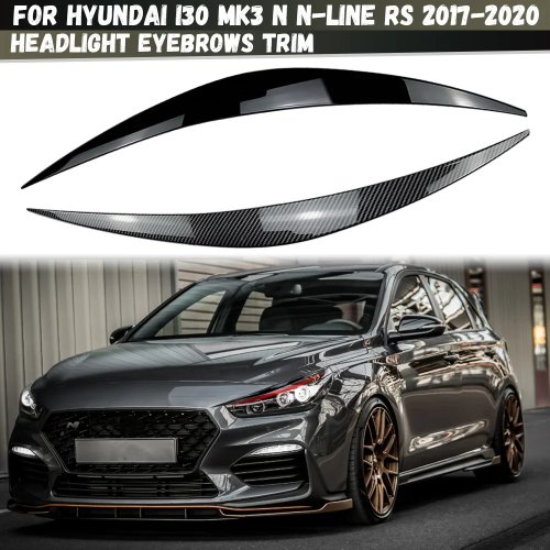 Stiker alis lampu depan untuk Hyundai i30 MK3 (N / N-Line / RS) 2017-2020