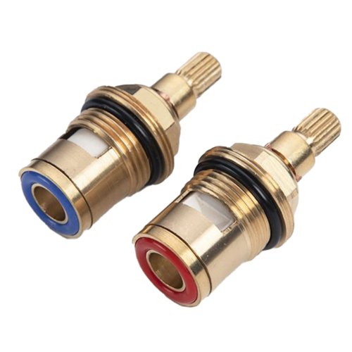 Cartridge Van Vòi 1/2" 20 Răng, Đĩa Gốm, Xoay 1/4 Vòng, Chống Ăn Mòn cho Bồn Rửa