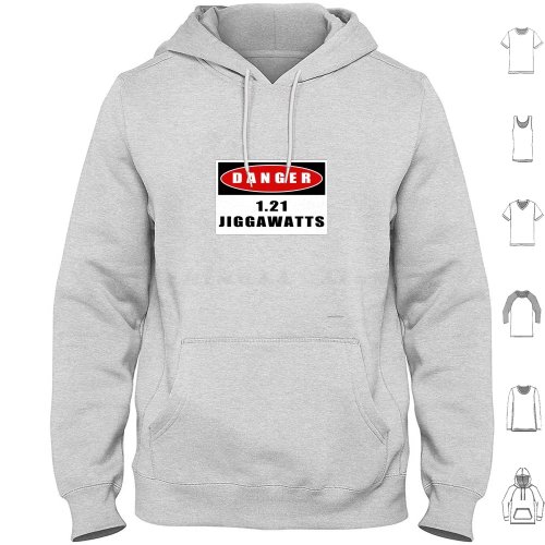 Back to the Future Kapuzenpullover – 1,21 Gigawatt Flux-Kondensator, Baumwolle, langärmelig