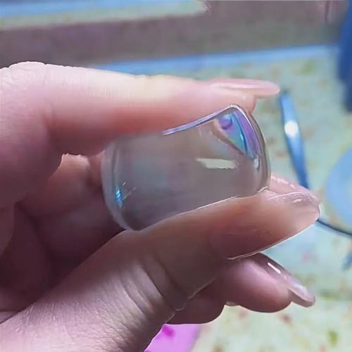 Cube fidget anti-stress – balle squishy 'Ice Block' pour soulager l'anxiété
