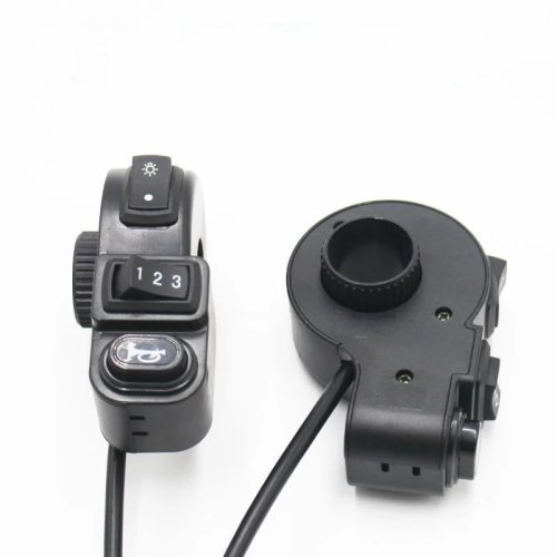 Commutateur de clignotants 3-en-1 avec bouton de klaxon pour motos Kawasaki/Daelim/Hyosung
