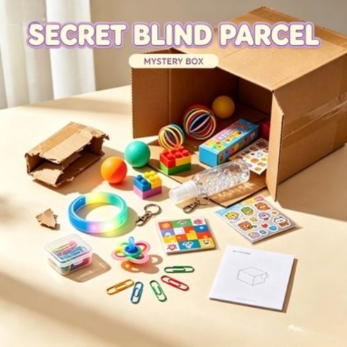 Caixa Misteriosa Surpresa - Brinquedo Aleatório de Novidade