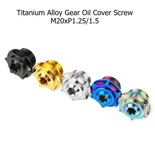 Tampão de drenagem de óleo da transmissão M20 Torx em liga de titânio para Yamaha Xmax Nmax