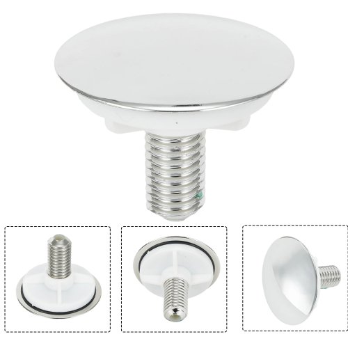 Nắp che lỗ chậu rửa bếp 49mm Inox, chống rò rỉ