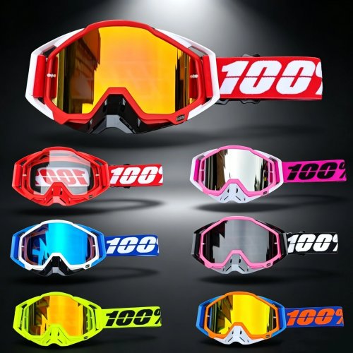 แว่นตาออฟโรดมอเตอร์ครอส แว่นกันแดดมอเตอร์ไซค์ หน้ากาก MTB ATV ป้องกันลม สำหรับเล่นสกี ปั่นจักรยาน แข่งรถ