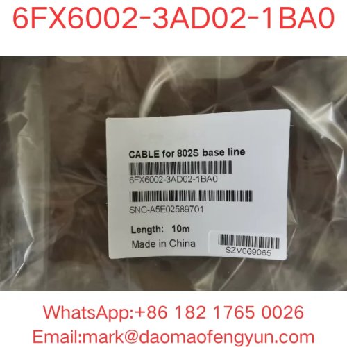 6FX6002-3AD02-1BA0 - Cáp mới cho bộ cơ sở 802S