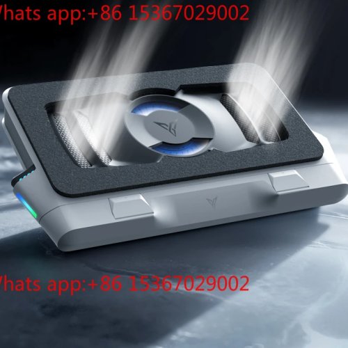 قاعدة تبريد لابتوب BS2pro بالهواء المضغوط — قاعدة تبريد هادئة لتقليل الضوضاء