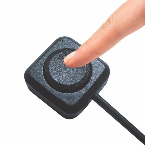 Mini przycisk chwilowy 12V/24V — włącznik montażu powierzchniowego czarny do alarmu samochodowego, latarki i majsterkowania