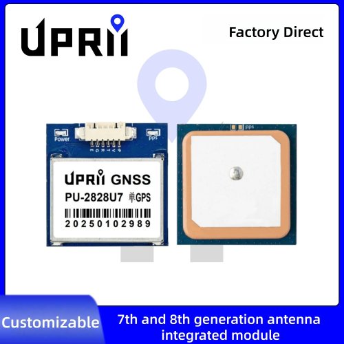 UPRII PU-2828U7 GPS-Modul (7./8. Gen), Multi‑Mode Beidou Positionsmodul für landwirtschaftliche Düngerstreuer & Sämaschinen