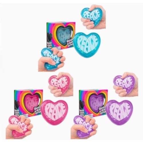 Squishy w kształcie serca z brokatem – miękka piłeczka antystresowa o wolnym powrocie, do ściskania, odprężenie w biurze/domu, prezent dla dzieci i dorosłych