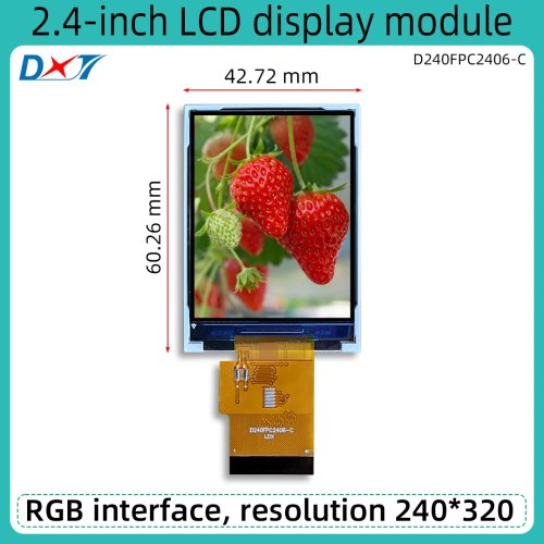 Módulo LCD TFT 2,4 pulgadas 240x320, controlador ST7789T3, interfaz RGB 18 bits (LCM compacto)
