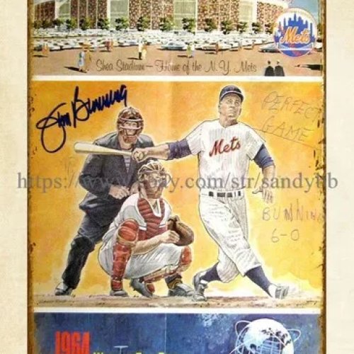 Жестяная винтажная табличка 'Garage Tools Baseball 1964' — Ретро декор для стены