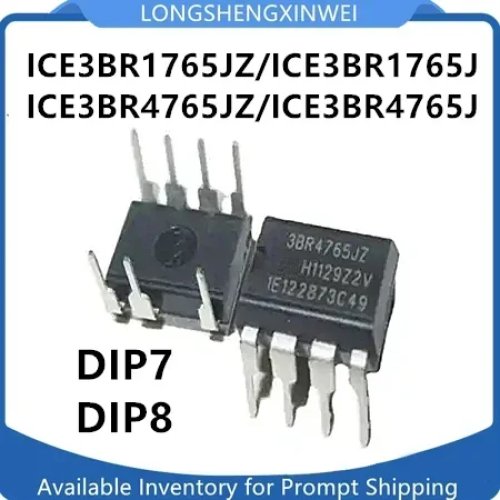 1 Chiếc MỚI ICE3BR1765JZ / ICE3BR4765JZ IC nguồn cho LCD, chân DIP-7/DIP-8