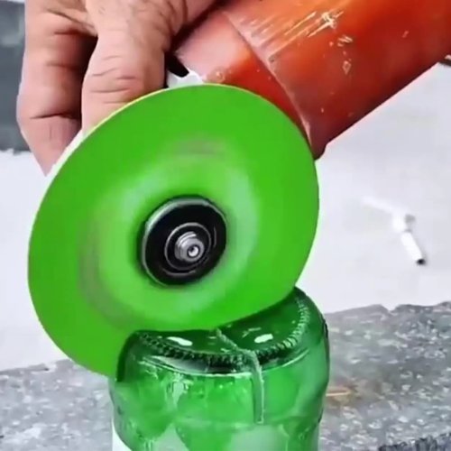 Disco de diamante 100 mm para corte y pulido – ultrafino, con soldadura (brazed), para vidrio, mármol, cerámica, jade, cristal