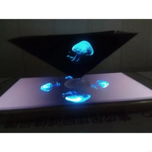 ปิรามิดโฮโลแกรม 3D สำหรับสมาร์ทโฟน – โปรเจคเตอร์โฮโลแกรม 360°