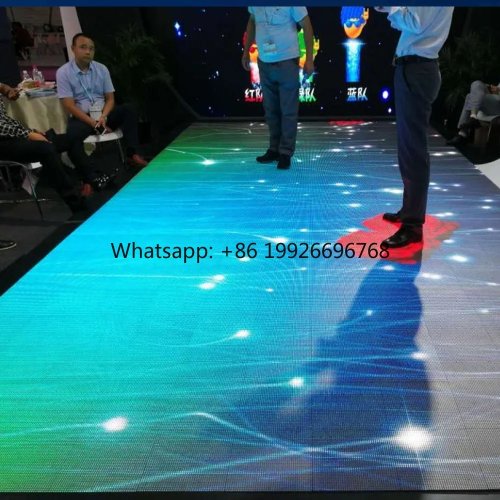 Interaktiver LED-Tanzboden P6.25mm – bodenstehendes LED-Video-Panel für Bühne, berührungssensitives Display