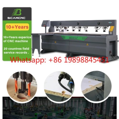 Macchina CNC per mortasatura e tenonatura del legno con foratura laterale