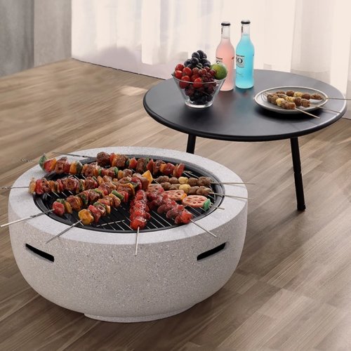 Petit barbecue à charbon de bois pour extérieur, brasero portable pour cour et villa, aussi pour intérieur