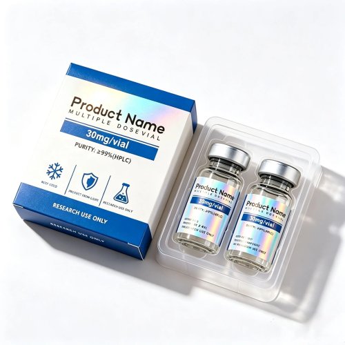 Etiquetas Personalizadas para Viales de Péptidos, Autocolantes Impermeáveis para Frascos de Suplementos, 3ml 5ml 10ml para Cosmética e Fitness