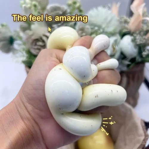 Đồ chơi giảm stress hình khoai tây 6 cm chứa chất lỏng — giống thật, đàn hồi chậm, đồ chơi bóp để giải toả