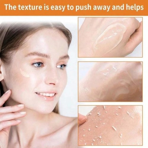 Exfoliating Deep Cleansing Gel - Orange, Removes Dead Skin, Blackheads & Acne, Refreshing Skincare