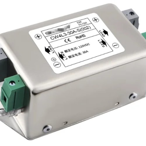 ЭМИ фильтр DC CW4L3-30A-S (002) 30A 110VDC фильтр питания помехоподавляющий