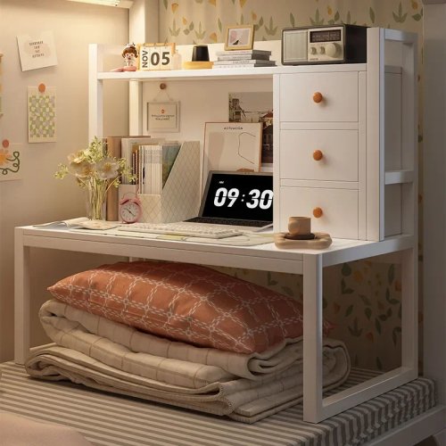 Table de lit multifonction avec étagère — table pliante pour ordinateur portable