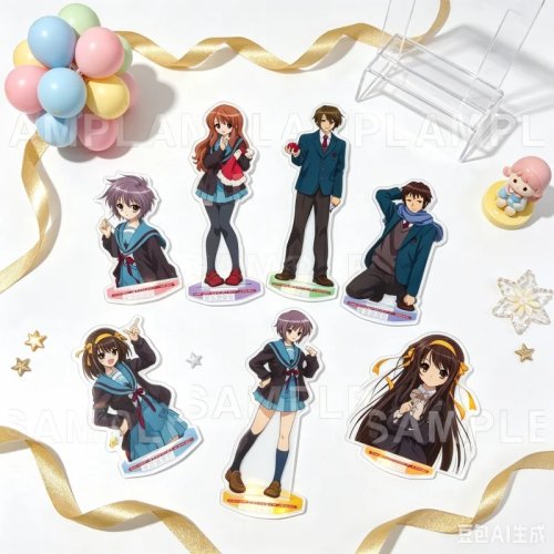Haruhi Suzumiya Acrylständer-Schlüsselanhänger - Das Verschwinden von Haruhi Suzumiya, 15cm Tischdeko Figur