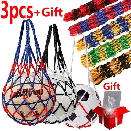 Túi lưới đựng bóng rổ, bóng đá, bóng chuyền - Dệt nylon dày bền, phù hợp mọi loại bóng