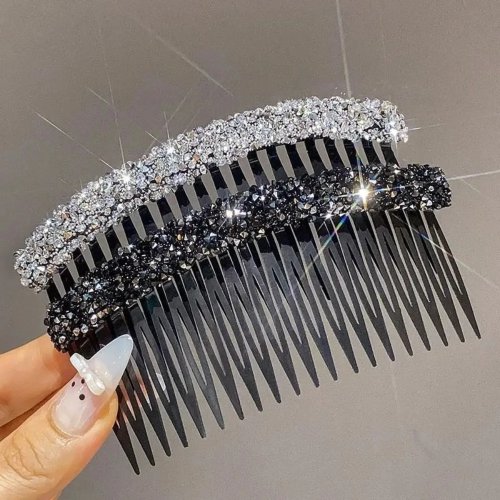 Strass haarkam voor dames – haarclip/steekkam voor pony en vlecht