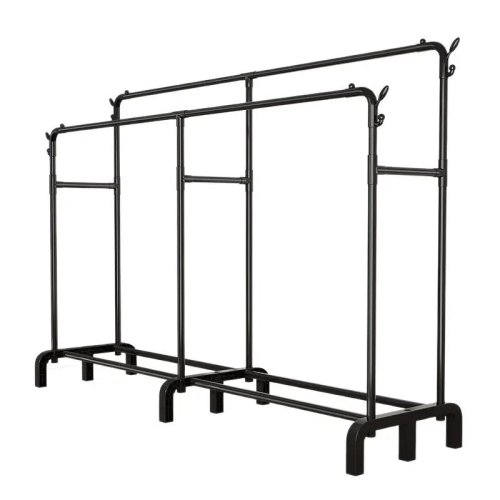 Portant à vêtements sur pied pour chambre, dortoir et boutique