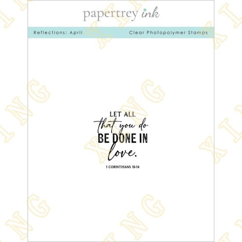 April Reflections Silicone Stamps - DIY Scrapbook, Diary Decoration, Embossed Paper Card Album Craft Template