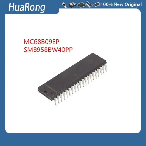 ชุด 5 ชิ้น ไอซี MC68B09EP / MC68B09 / SM8958BW40PP / SM8958BW40 บรรจุภัณฑ์ DIP40