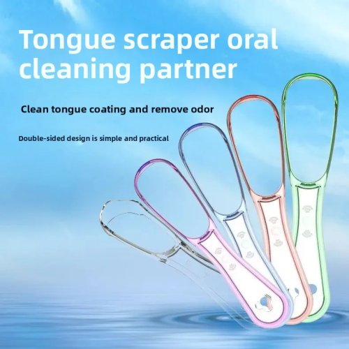 Limpiador de Lengua Multicolor – Raspador de Lengua Reutilizable, 1 Unidad
