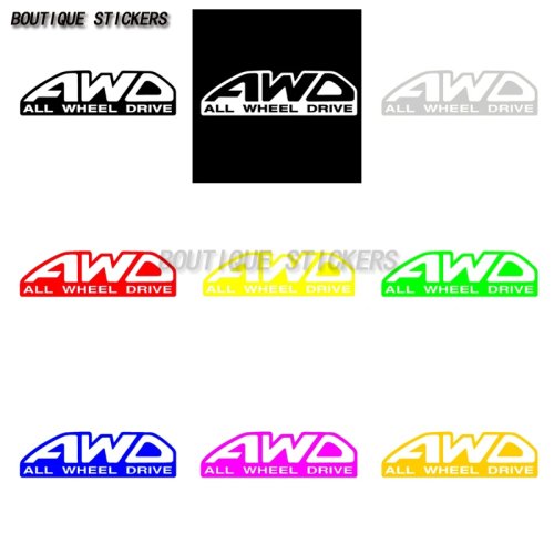 AWD(전륜구동) 스티커 비닐 데칼 - Subaru용 4x4 자동차 창문 데칼