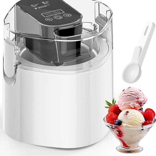 Gelatiera 1,5 Qt (≈1,4 L) – Gelato, sorbetti e yogurt gelato, display LCD, veloce e silenziosa