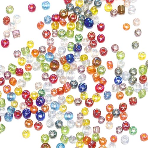 800/1600pcs Miçangas de Semente Checas Coloridas 2mm Contas de Vidro Espaçadoras Soltas para Fazer Joias DIY, Colares, Brincos