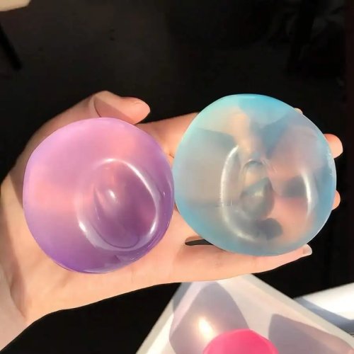 Bola moldável de recuperação lenta com óleo de coco feita à mão - Brinquedo anti-stress, brinquedo sensorial, alívio da ansiedade