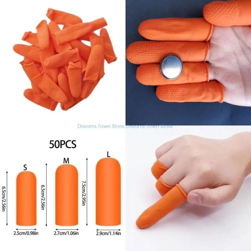 Protectores de dedo texturados HX6A — coberturas antideslizantes para uso industrial