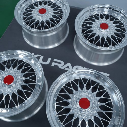 Cerchi forgiati 3 pezzi 5x120 per BMW (E30 M3, E36, E46, E28, E24 M6, Z3M, E60 535i, F82 M4) 16/17/18 pollici lega su misura