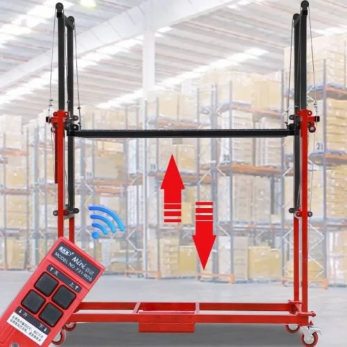 Draagbaar elektrisch inklapbaar steigerlift/platform 350 kg draagvermogen, voor binnen, met afstandsbediening - diverse modellen