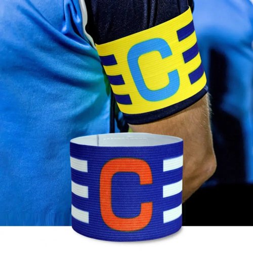 Fascia da capitano regolabile – elastica per calcio, unisex per adulti e ragazzi