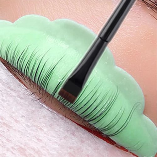 Flat Head Perm Brush for Eyelash Lamination & Styling - Lash Lift Tool for Separating & Lash Extensions