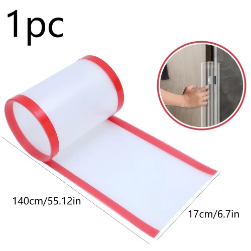 Protection anti-pincement pour porte 140 cm – Cache-charnière robuste, protège-doigts, sécurité enfant