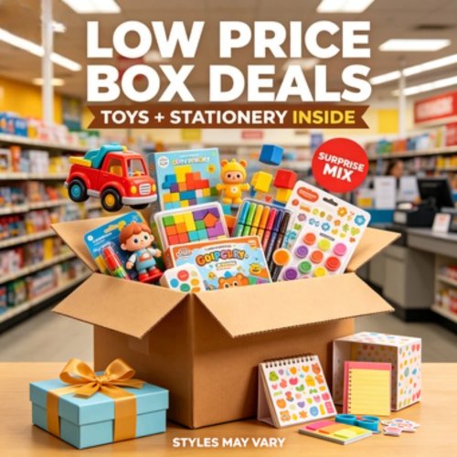 Pack de material escolar resistente y versátil con juguetes creativos — set de regalo