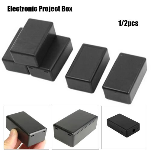 ABS plastic waterproof electronic project enclosure — 1 or 2 pcs, available in 5 sizes