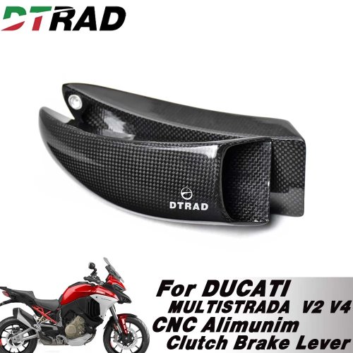 Воздуховоды охлаждения тормозов из карбона для DUCATI MULTISTRADA V2/V4 Pikes Peak 950/1200 — каналы подачи к суппорту/диску, для Enduro/Touring