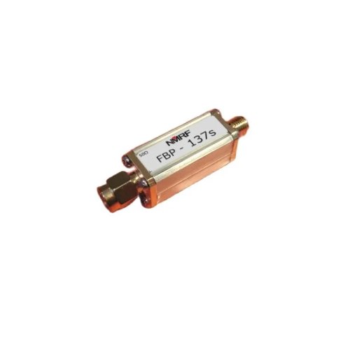 ฟิลเตอร์ SAW แถบผ่านสำหรับดาวเทียมอุตุนิยมวิทยา 137.5MHz แบนด์วิดท์ 1MHz ขั้วต่อ SMA