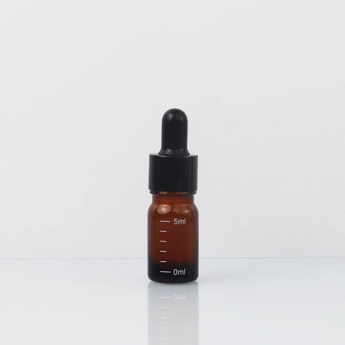 Boccette contagocce in vetro ambrato 5–100 ml – graduate con pipetta, riutilizzabili per reagenti, colliri e aromaterapia