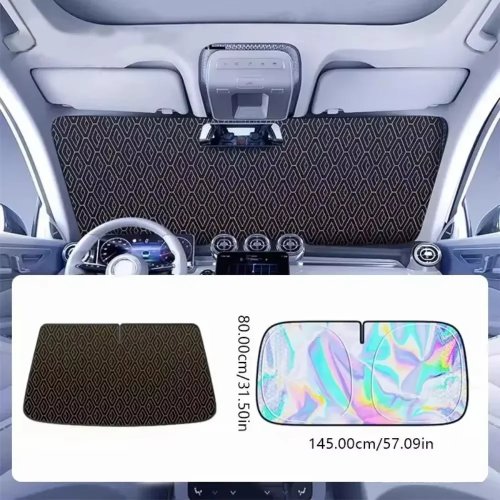 Proteção Solar para Para-brisas de Carro 5 Camadas - Dobrável, Espessado, Reflexivo UV, Cortina de Proteção Solar